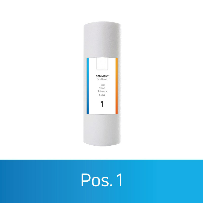 Replacement filter set for the 6-stage AS5000 with vital filter - 2